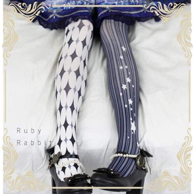 Ruby Rabbit Stripe Clown Tights